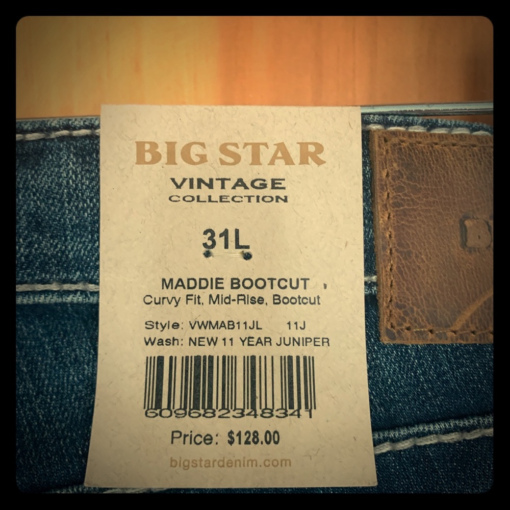 Big Star Maddie bootcut jean